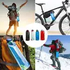 UP 4PCS HOT Folding Soft Flask Sports Water Bottle for Running Camping Cycling