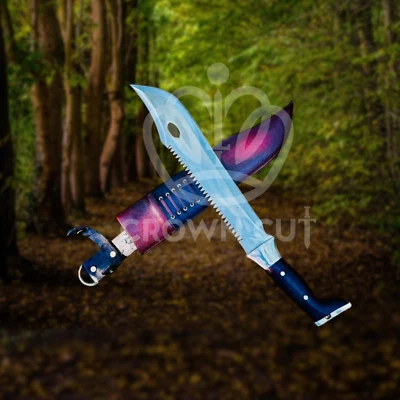 Handmade Carbon Steel Viking Outdoor Hunting Bushcraft Survival Forest Machete