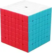 BestCube Qiyi 7x7 Cube Stickerless Qixing 7x7x7 Speed Cube Puzzle Gifts Toys(70mm)