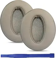 umvowuxa Replacement Earcups Compatible with HD450BT HD4.50BT, HD450, HD4.50,HD350BT,HD4.40BT,HD4.30G,HD4.20S Headphones, Protein Leather(Champagne)