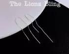 Simply Sexy Sterling Silver Threader Earrings - 5 1/2"