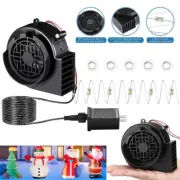 Inflatable Air Fan Blower Motor With 12V Adapter 5LED Light Blow up Inflatables