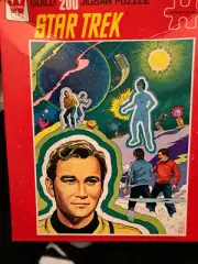 Whitman Star Trek Jigsaw Puzzle 1978 Captain Kirk 200 Piece New Sealed !