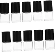 ELAYARD 25Pcs Essential Oil Roller Ball Bottle Kit Refillable Perfume Subpackaging Vials Clear Glass Containers with Caps for Home and Travel Use