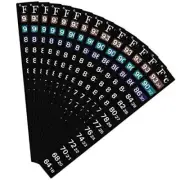 20 Pcs Fish Tank Thermometer Sticker Aquarium Temperature Strip Sticker