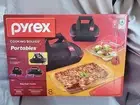 Pyrex Portables 8 pc Bakeware Set w/ Carrier Cases & Lids 8x8 and 9x13 Casserole