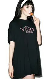 [Lazy Oaf] Not Very Active Oversize Tee
