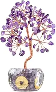 [moonpons] (Amethyst) Feng Shui-Crystal Tree-Money Tree-Home Decor-Office Decor-Quartz-Seven Chakra-Healing Gemstone-Birthday Gift Moon Pons Selection