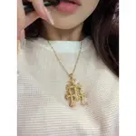 CHROME HEARTS TRIPLE CROSS PENDANT