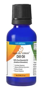 Dill Essential Oil 100% Pure Natural & Organic Anethum Graveolens Oil