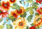 Longaberger Medium Crocus Liner-Sunflower Fabric-NEW!!!