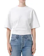 Agolde Shari Sculptural Tee