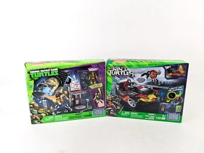Raph Street Strike + Mikey Pizzeria Showdown Ninja Turtles MEGA BLOKS Sealed