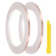 Stained Glass Kit, Hand Foiler for Stained Glass 1/6" x 82Ft, Yellow Tools