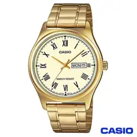 在飛比找蝦皮商城優惠-【CASIO】CASIO卡西歐 超清晰防水復古金錶 MTP-