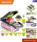 Vegetable Chopper 12 in 1 Multifunctional Veggie Mandoline Slicer Cutter Food...