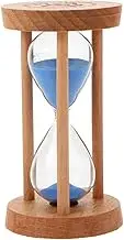 Abaodam Five Minute Timer Timers Timer Sandglass for Kitchen Timer for Brushing Teeth Kitchen Sand Timer Sandglass for Home Hourglass for Home 5 Minute Sand Clock Blue Wood