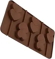 NUOBESTY Silicone Baking Chocolate Heart Cake De para Gelatinas Cookie Hard Candy DIY Chocolate Cakesicles Chocolate Candy Fondant Soap Coffee