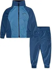 [Nike] Boy`s Futura Tricot Jacket and Pants 2 Piece Set (Mountain Blue(86E132-C53)/Blue, 12 Months)