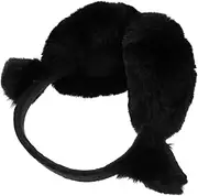 [FOMIYES] 1Pc Winter Women Cat Ear Earmuff Warm Acrylic Face Cover Multi Function Mask for Outdoor Activities Comfortable Winter Protective Ear Cover for Ice Skating Cycling Hiking