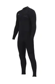 ZION WETSUITS Wesley 3/2mm GBS Chest Zip Steamer - Black - 2022 Range