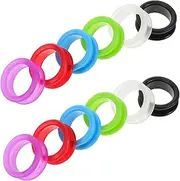 BUTIFULSIC 12pcs Pruning Shears Ring Pet Scissor Ring Insert Hairdressing Scissor Finger Rings Scissor Accessories Grooming Shear Thumb Dog Shears Ring Grooming Shear Finger Grips