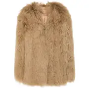 [Prada] Prada Shearling Jacket 40 IT BROWN