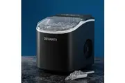 Devanti Portable Ice Maker Machine Ice Cube Tray 12kg Bar Countertop Black