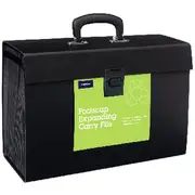 J.Burrows Recycled Foolscap Extension File 31 Pocket Black