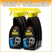 Premium Tire Dressing - 132 Fl Oz Total, No-Slimy Formula for Pro Shine