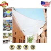 Commercial Grade 190 GSM White Triangle Shade Sail - 3 Included