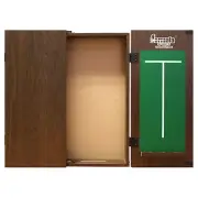 Formula Walnut Dart Board Cabinet with chalk Score Boards Christmas in July Sale