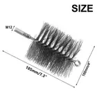 Fireplace Flue Brush Pipe Cleaning Brush Steel Material Internal Cleaning
