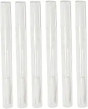 Didiseaon 6Pcs Empty Nail Oil Pen Transparent Brush Tip Applicators for Cosmetic Lip Gloss Lightweight Leak Design for Travel Business Use