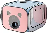 Dog Drying Crate Cage - Portable Pet Grooming Box, Cat Drying Bag | Ease of Use Portable Drying Cage, Long Lasting Fast Drying Bathing House for Small Medium Dogs Furry Friends Cats Puppies