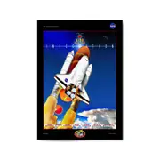 Retro Space Shuttle NASA Space Science Wall Art