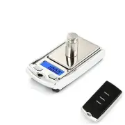 ANYGLEAM White Mini Portable Gram Weighing Scale 200G Accurate Measure Compact Tool