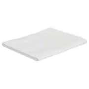 5x White Rect TableCloth 137x180cm Fabric Linen-Look Function Event Restaurant