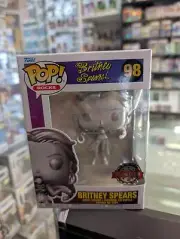 Funko Pop! Rocks Britney Spears Metallic Exclusive Slave 4 U #98 + Pop Protector