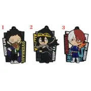 Boku no Hero Academia Anime rubber Keychain Key Ring Race Straps Cosplay