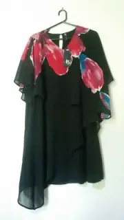 Gorgeous Size 12 Taking Shape Left To Right Dress Lined Floral Rrp S179.95