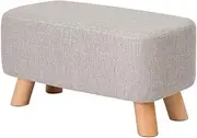 Change Shoe Stool Upholstered Footrest Solid Wood Stool Fashion Small Bench Creative Sofa Stool Fabric Stool Home Coffee Table Stool