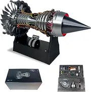 HI-REEKE Jet Engine Model Kit, TR900 Turbofan Aircraft Engine Model 3D Printing Toy for Teen(Assembly Version)
