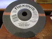 FLEXOVIT REINFORCED GRINDING DISCS X 90 , RAISED HUB , 178 X 6.8 BORE 22 MM NEW.