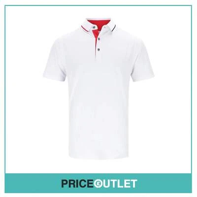 Druids - Short Sleeved Polo In White - Kids 8-10 - Brand New With Tags