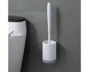 Silicone Toilet Brush And Holder Bathroom Toilet Brush Holder Set Silicone Toilet Cleaning Brush Kit