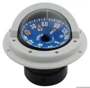 RIVIERA Boat Marine High Speed Compass 3" 80mm Grey/Blue Flat rose