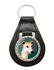 Whippet Leather Key Fob