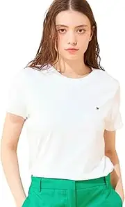 [Tommy Hilfiger] Women's Heritage CNK TEE