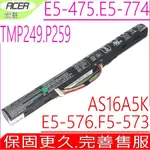 ACER AS16A5K 電池(原裝)宏碁 E5-575G F5-573 F5-573G F5-573T